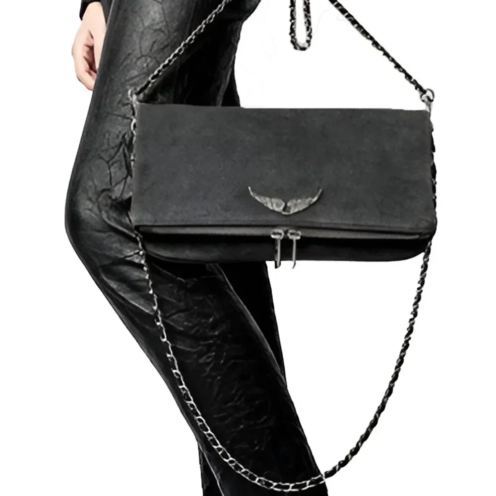 Zadig & Voltaire Women's Chain & Grained Leather Strap - Picture 6 of 6